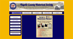 Desktop Screenshot of fayettehistoricalsociety.org
